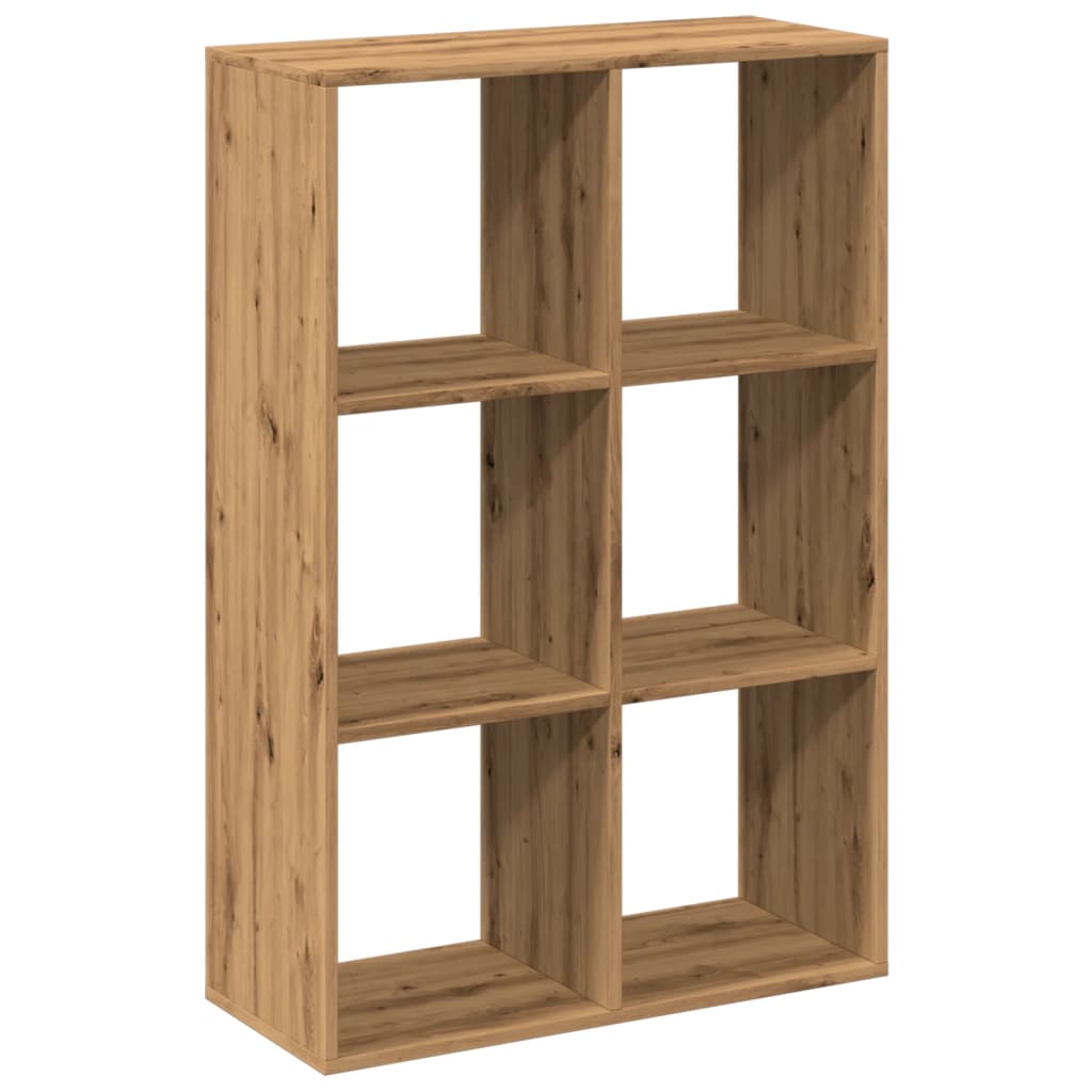 Room Divider Bookcase Artisan Oak 69.5x29x103.5 cm