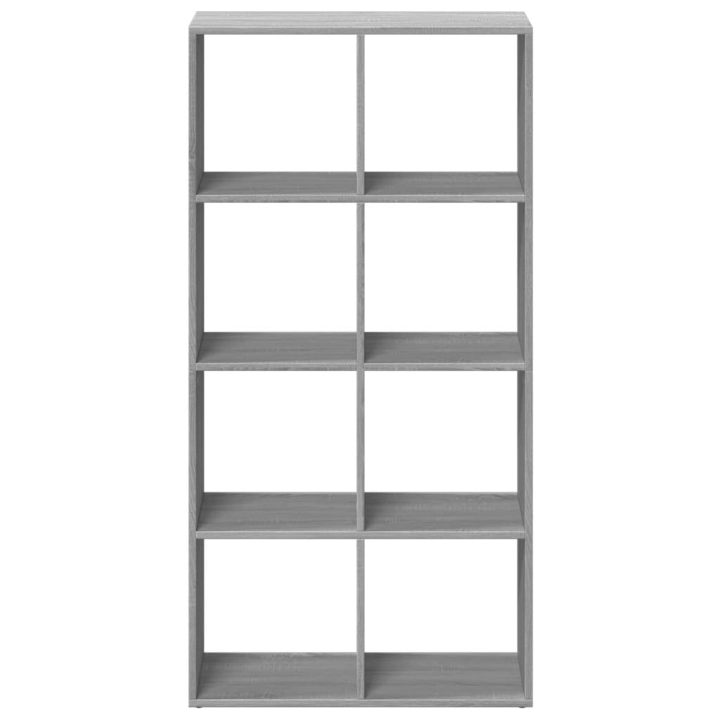 Room Divider Bookcase Gray Sonoma 69.5x29x137.5 cm