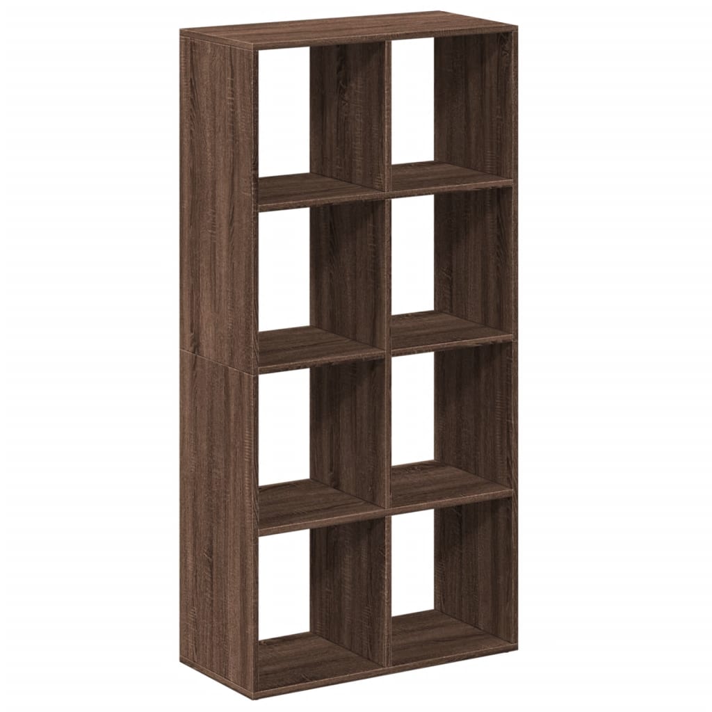 Room Divider Bookcase Brown Oak Look 69.5x29x137.5 cm