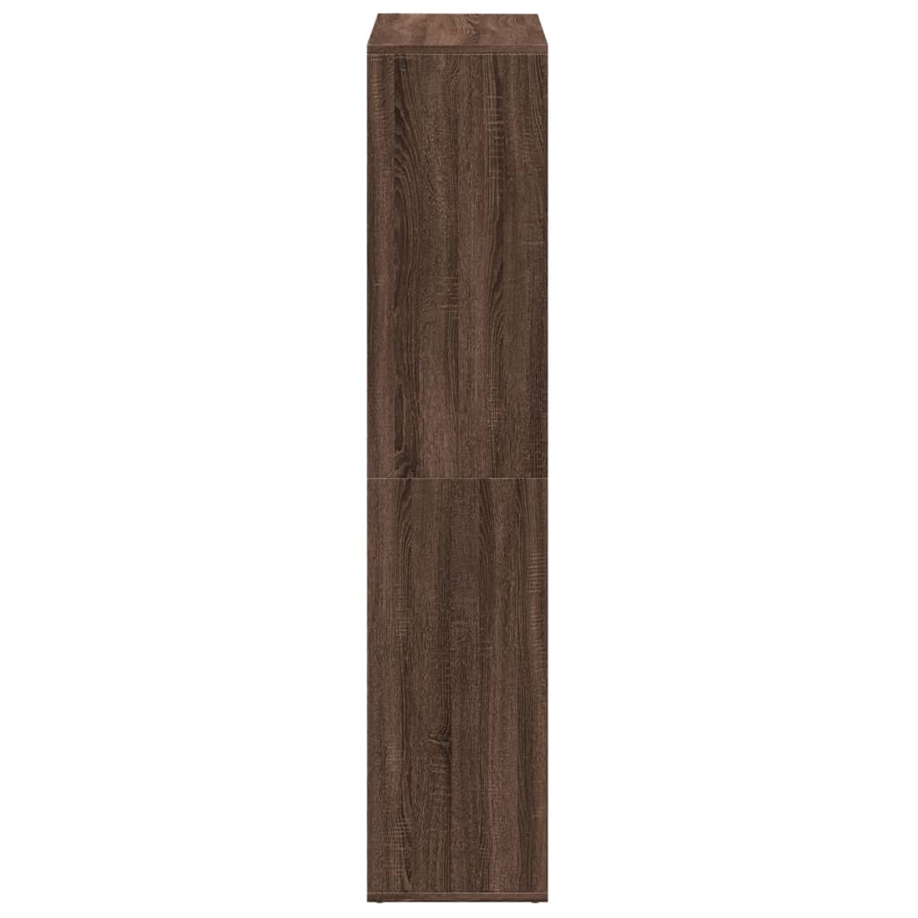 Room Divider Bookcase Brown Oak Look 69.5x29x137.5 cm