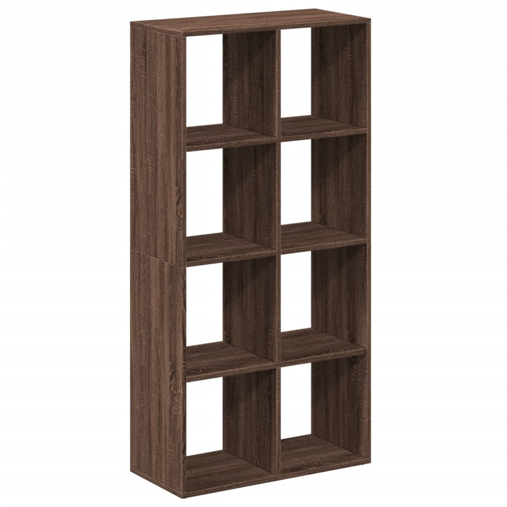 Room Divider Bookcase Brown Oak Look 69.5x29x137.5 cm