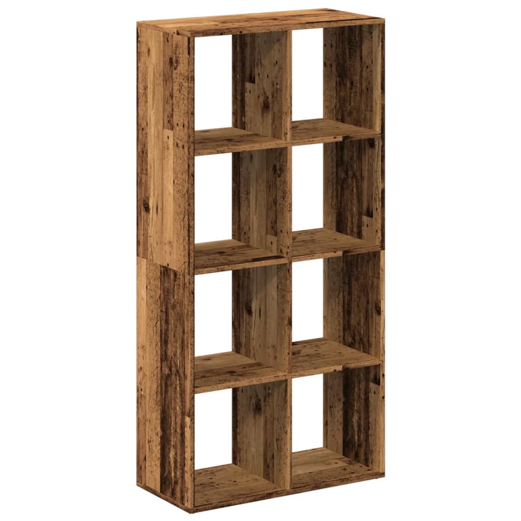 Room Divider Bookcase Old Wood Look 69.5x29x137.5 cm