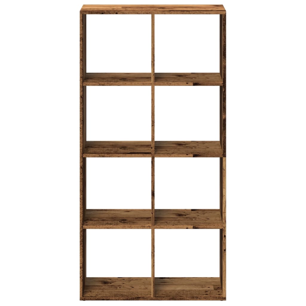 Room Divider Bookcase Old Wood Look 69.5x29x137.5 cm