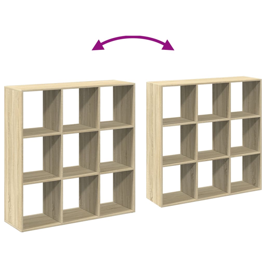 Room Divider Bookcase Sonoma Oak 102x29x103.5 cm