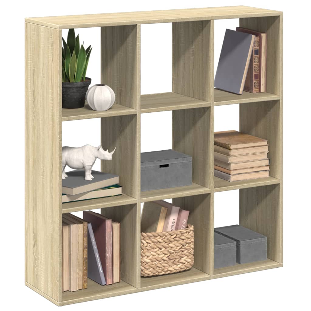 Room Divider Bookcase Sonoma Oak 102x29x103.5 cm