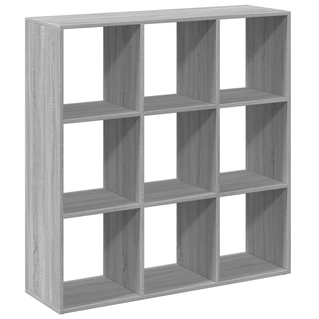 Room Divider Bookcase Gray Sonoma 102x29x103.5 cm