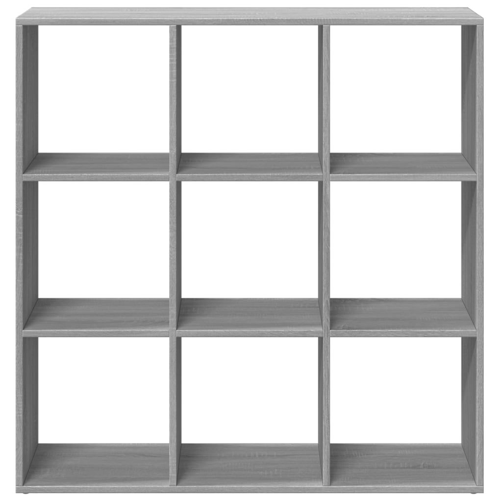 Room Divider Bookcase Gray Sonoma 102x29x103.5 cm