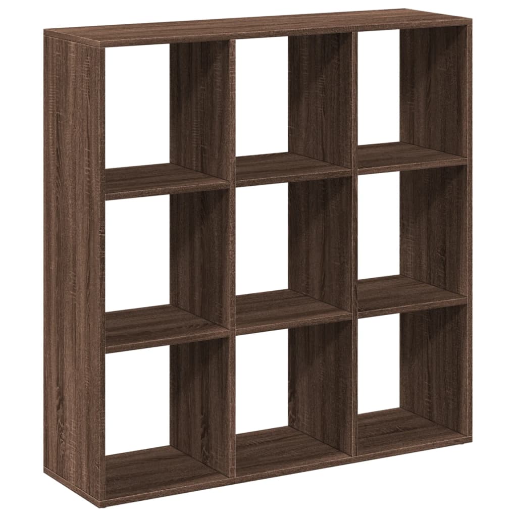 Room Divider Bookcase Brown Oak Look 102x29x103.5 cm