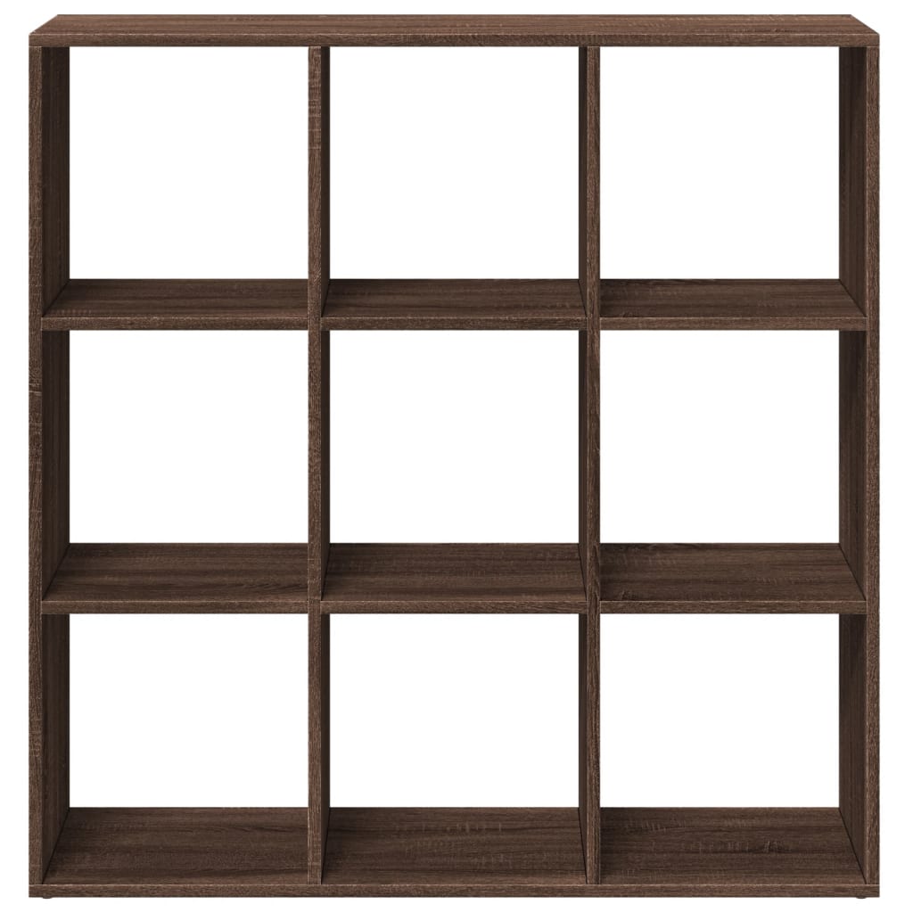 Room Divider Bookcase Brown Oak Look 102x29x103.5 cm