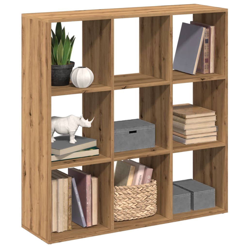 Room Divider Bookcase Artisan Oak 102x29x103.5 cm