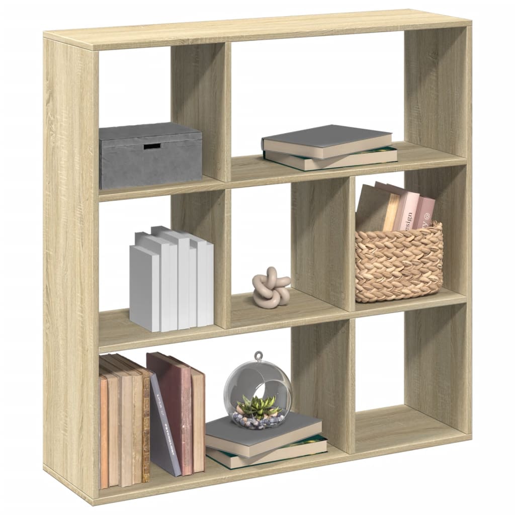 Raumteiler-Bücherregal Sonoma-Eiche 102x29x103,5 cm