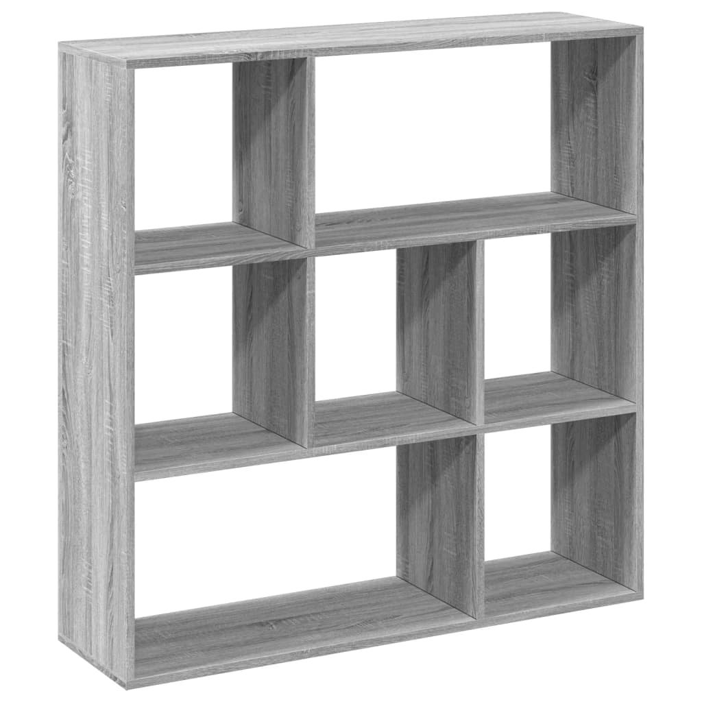 Room Divider Bookcase Gray Sonoma 102x29x103.5 cm