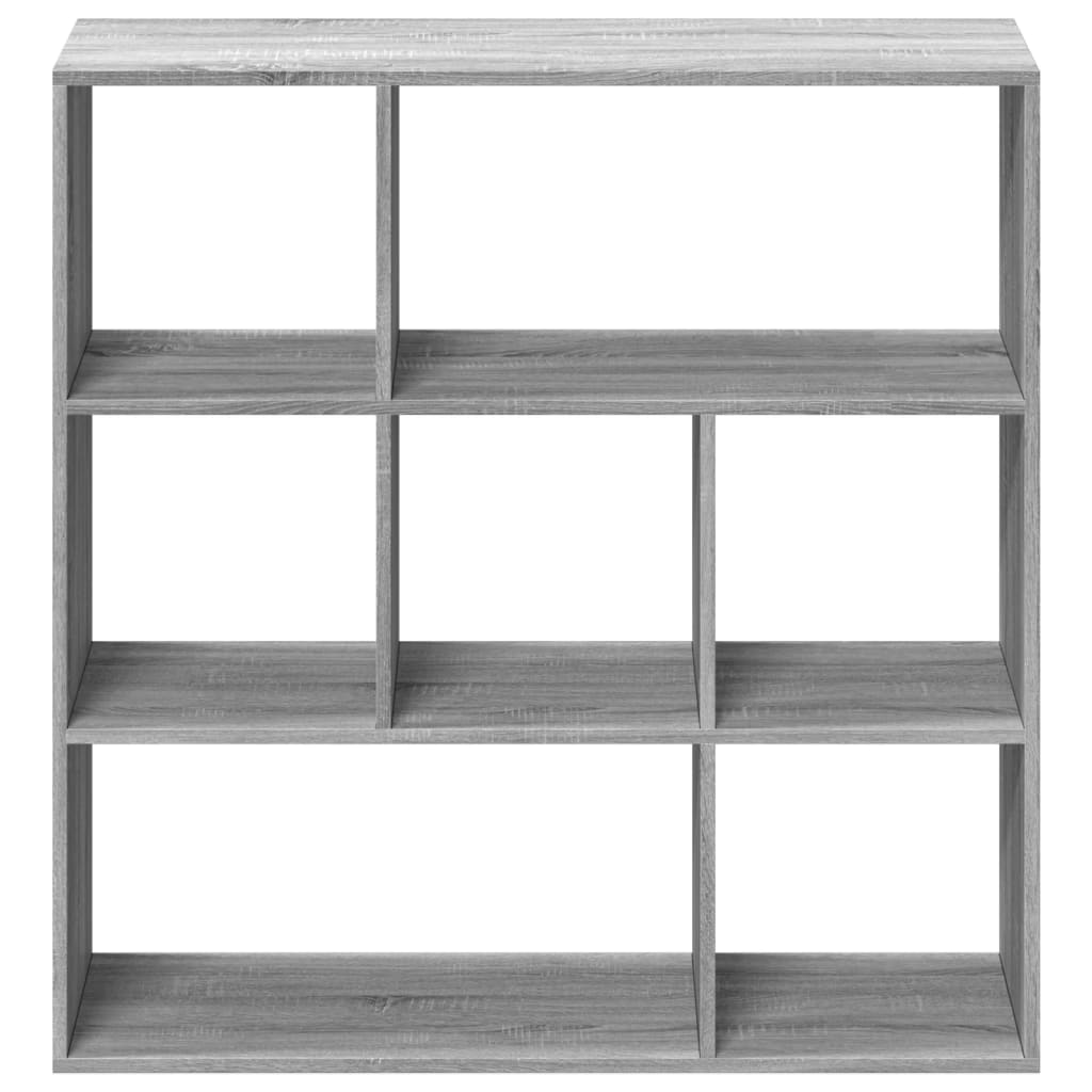 Room Divider Bookcase Gray Sonoma 102x29x103.5 cm