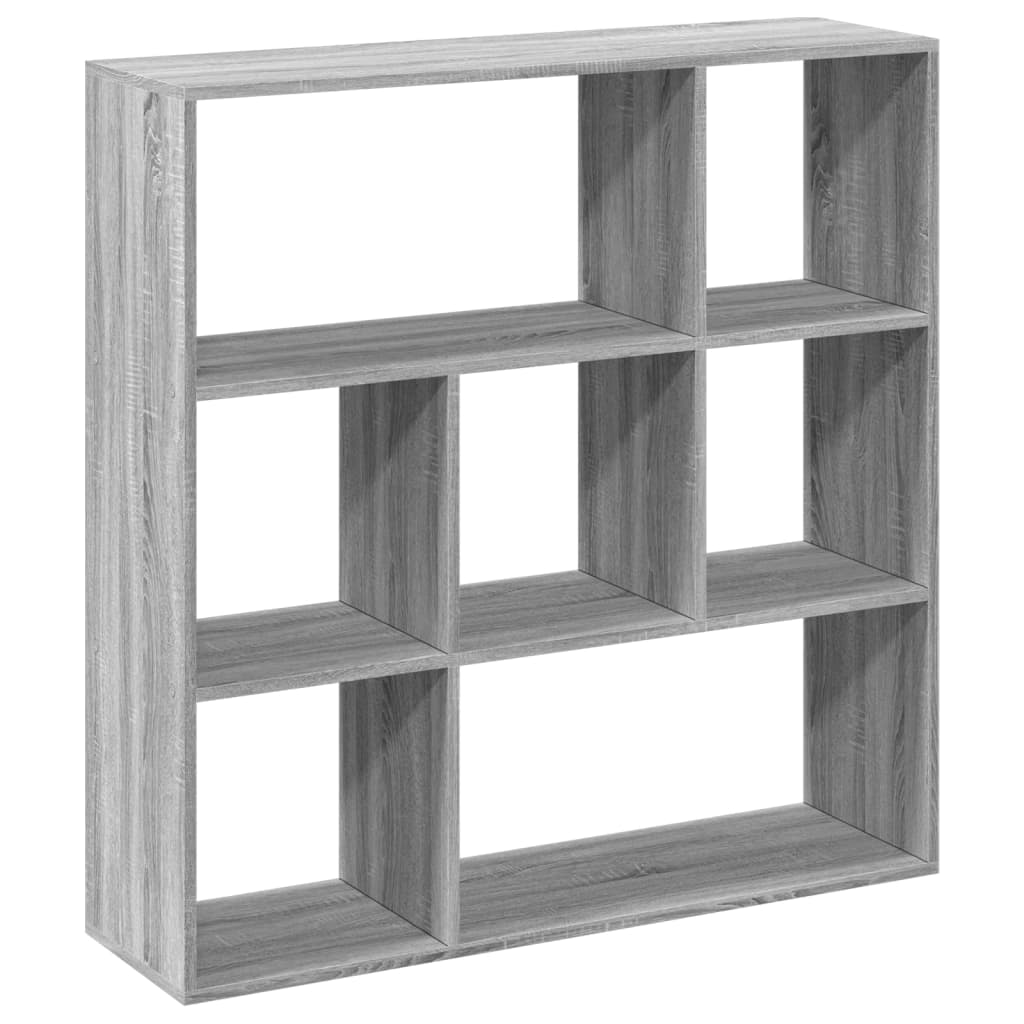 Room Divider Bookcase Gray Sonoma 102x29x103.5 cm