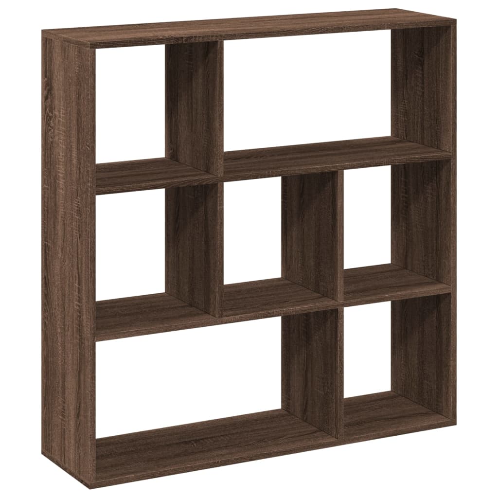 Room Divider Bookcase Brown Oak Look 102x29x103.5 cm