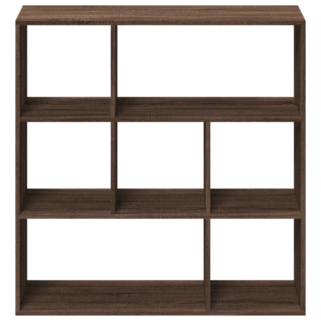 Room Divider Bookcase Brown Oak Look 102x29x103.5 cm