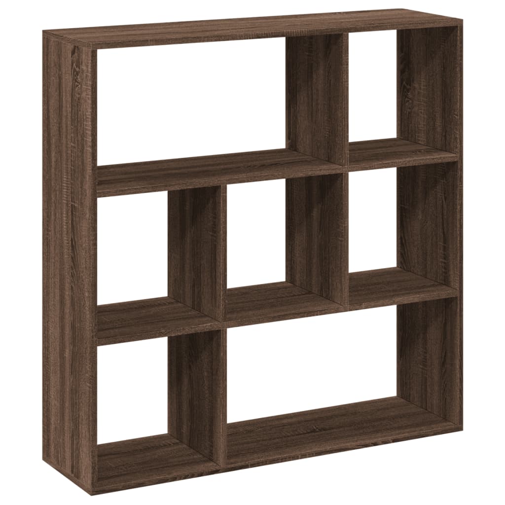 Room Divider Bookcase Brown Oak Look 102x29x103.5 cm