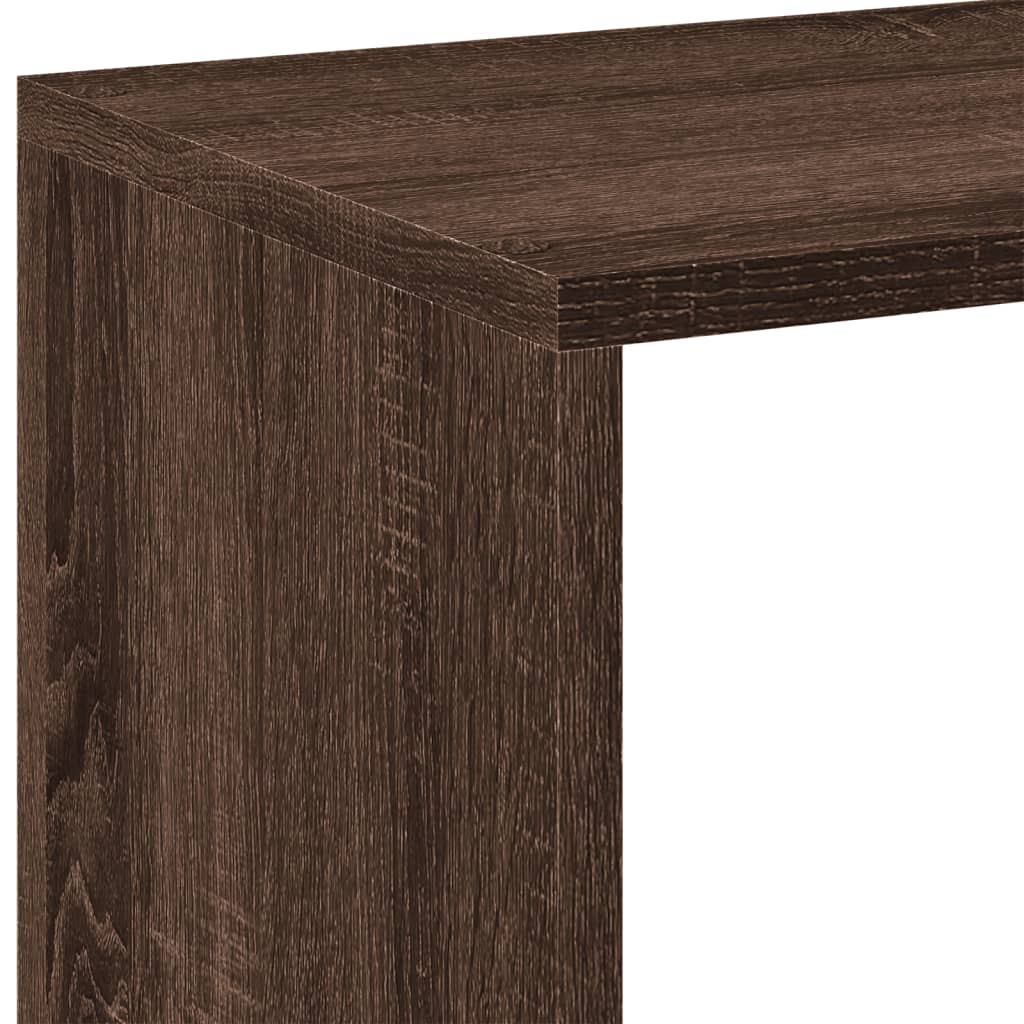 Room Divider Bookcase Brown Oak Look 102x29x103.5 cm