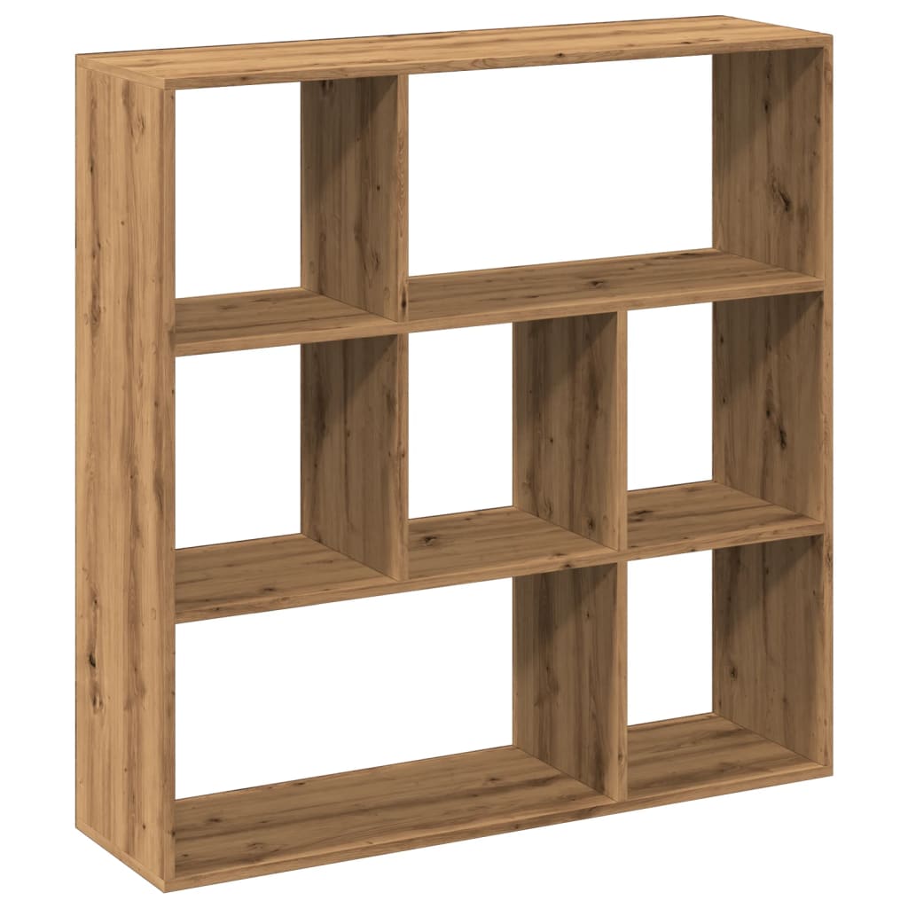 Room Divider Bookcase Artisan Oak 102x29x103.5 cm