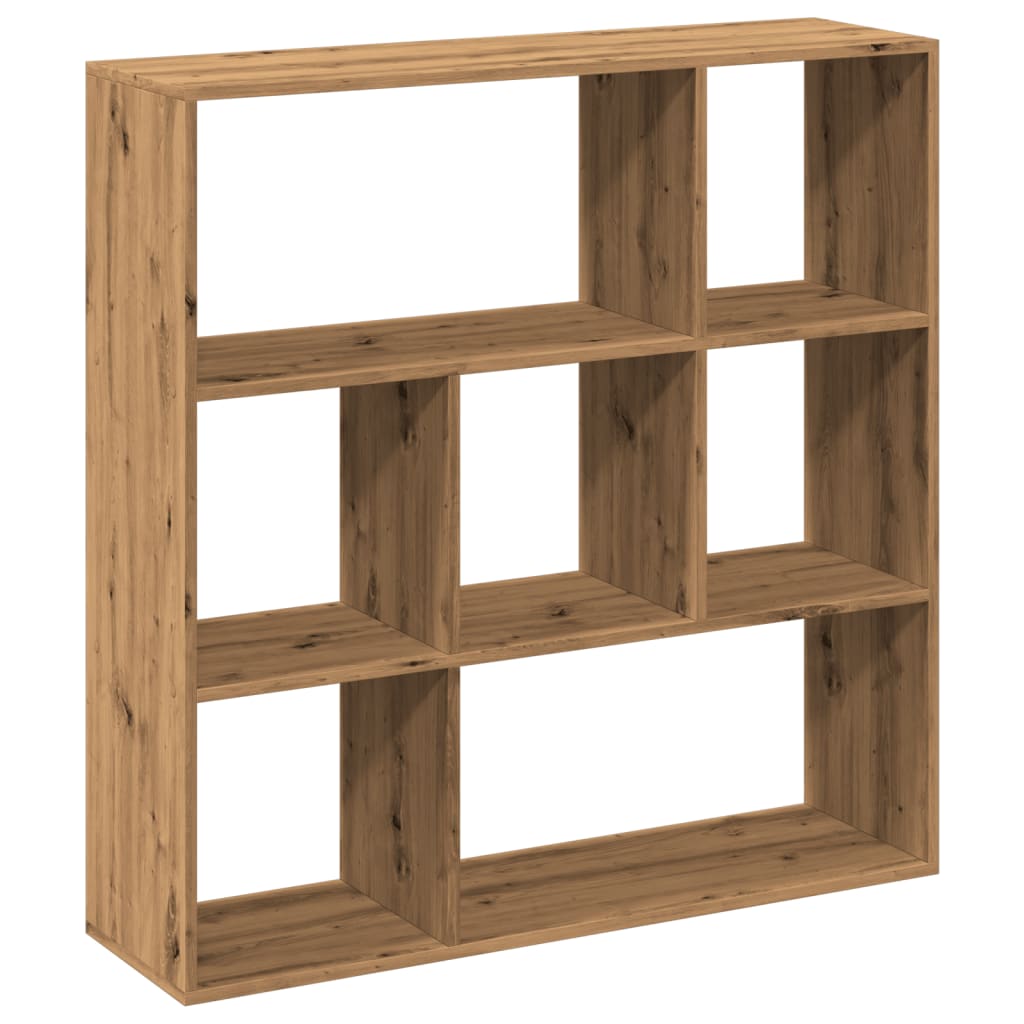 Room Divider Bookcase Artisan Oak 102x29x103.5 cm