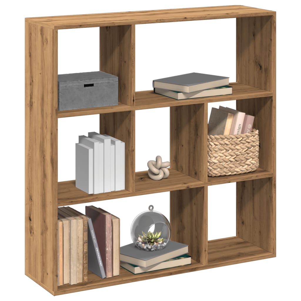 Room Divider Bookcase Artisan Oak 102x29x103.5 cm