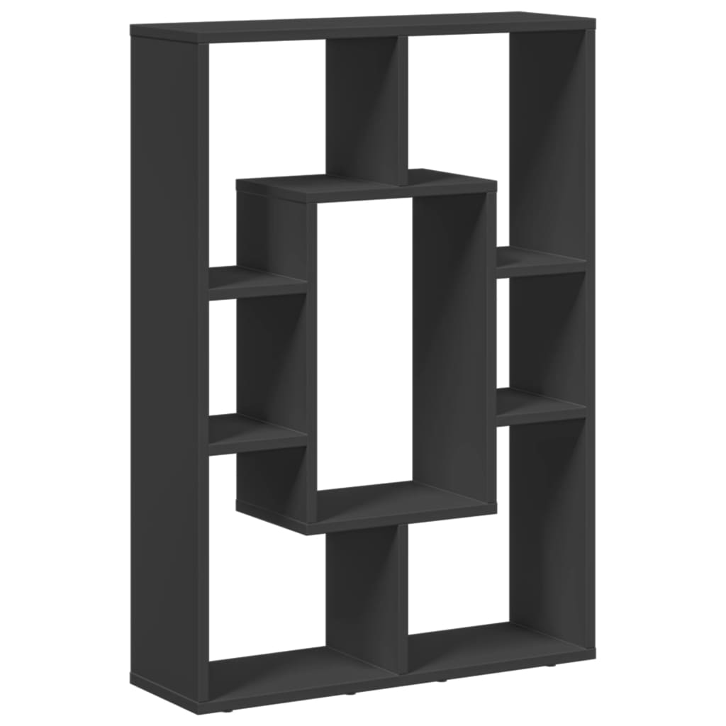 Bookshelf Black 63x20x90 cm Wood Material