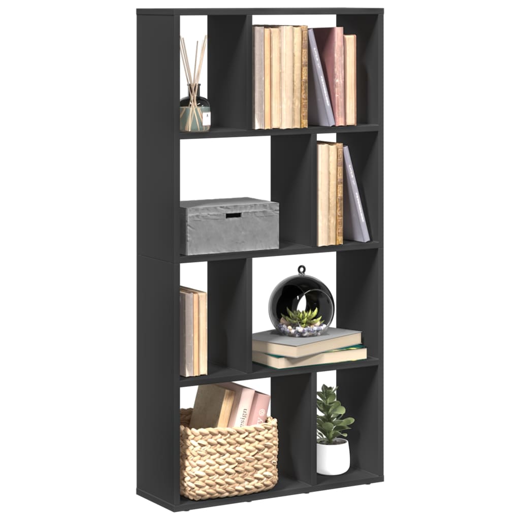 Bookshelf Black 60x20x120 cm Wood Material