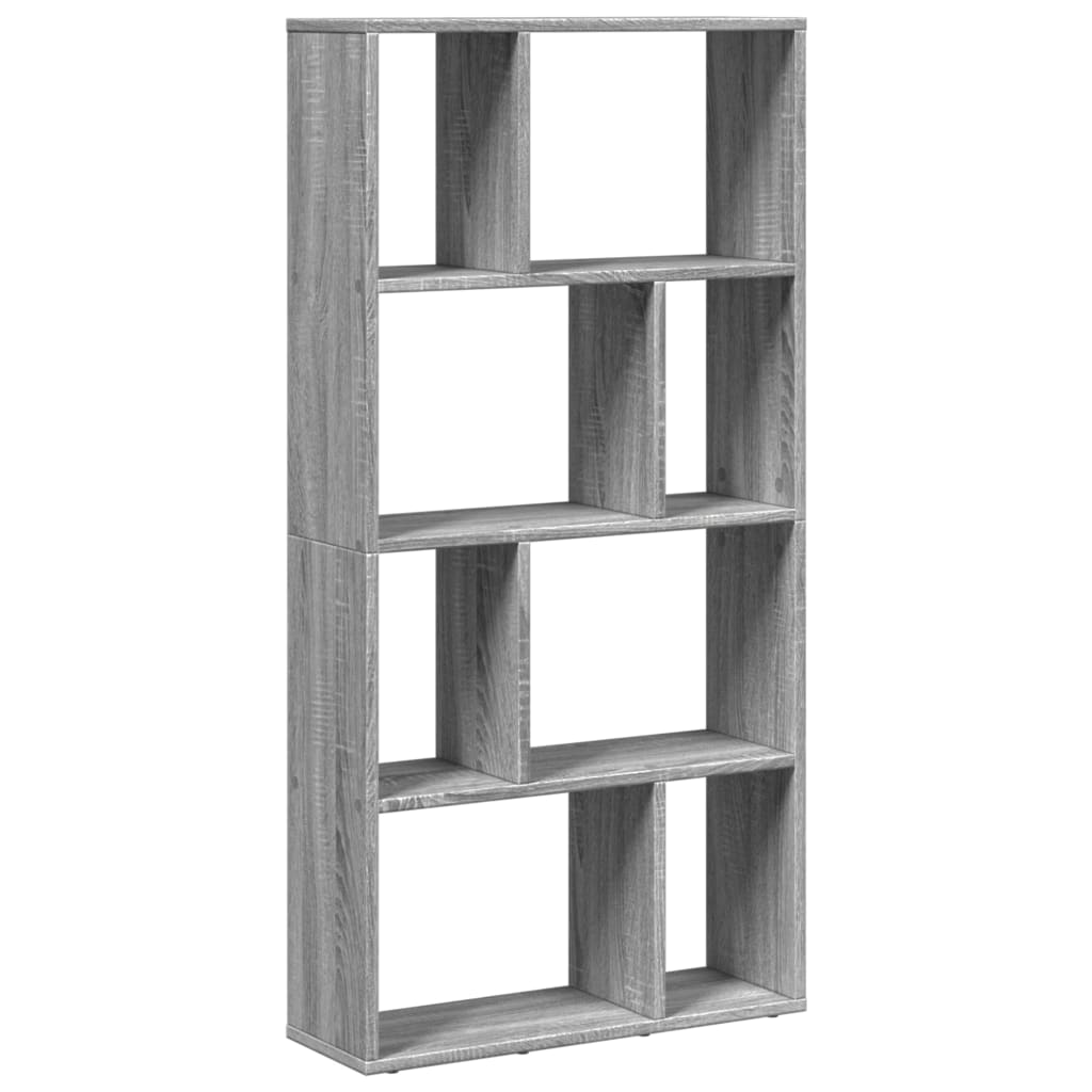 Bookshelf Gray Sonoma 60x20x120 cm Wood Material