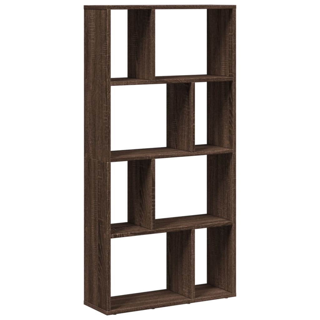 Bookshelf Brown Oak Look 60x20x120 cm Wood Material