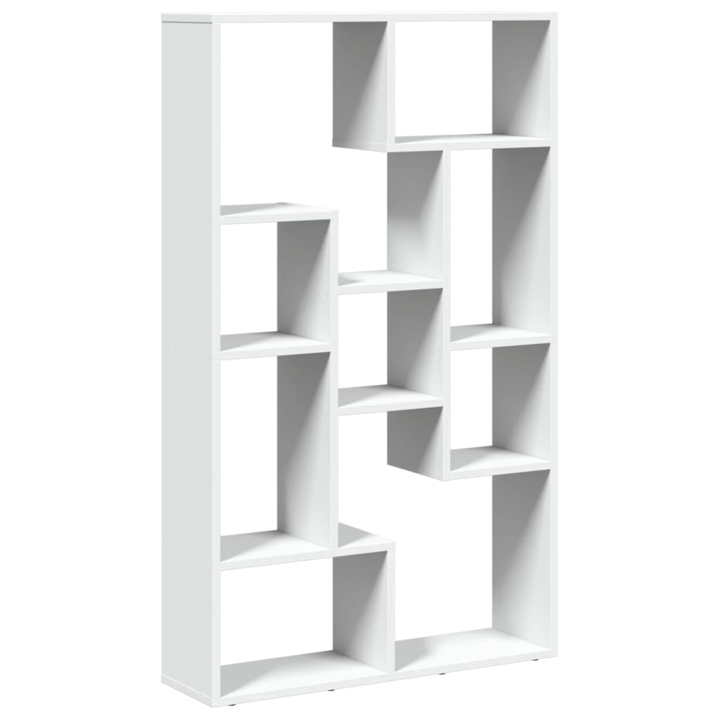 Bookshelf White 72x20x120 cm Wood Material