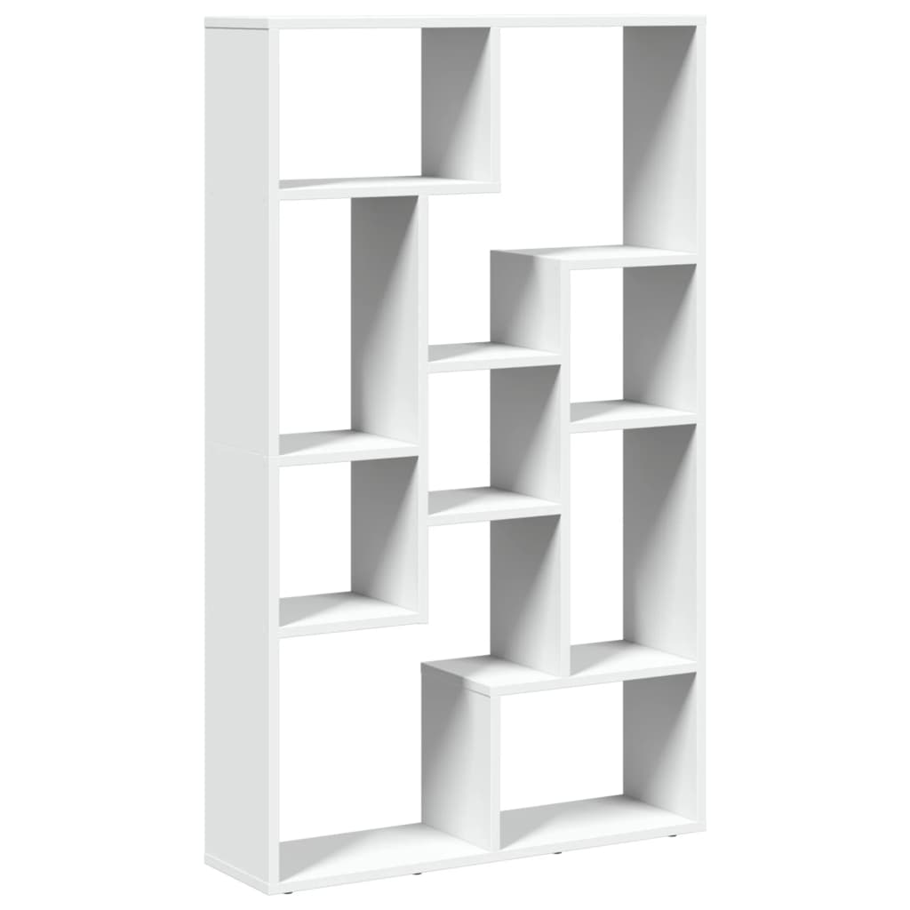 Bookshelf White 72x20x120 cm Wood Material