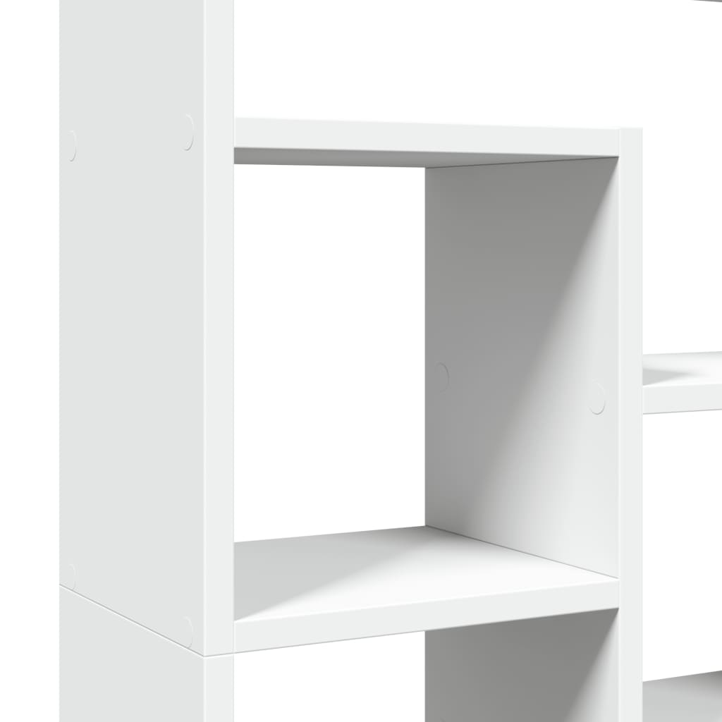 Bookshelf White 72x20x120 cm Wood Material