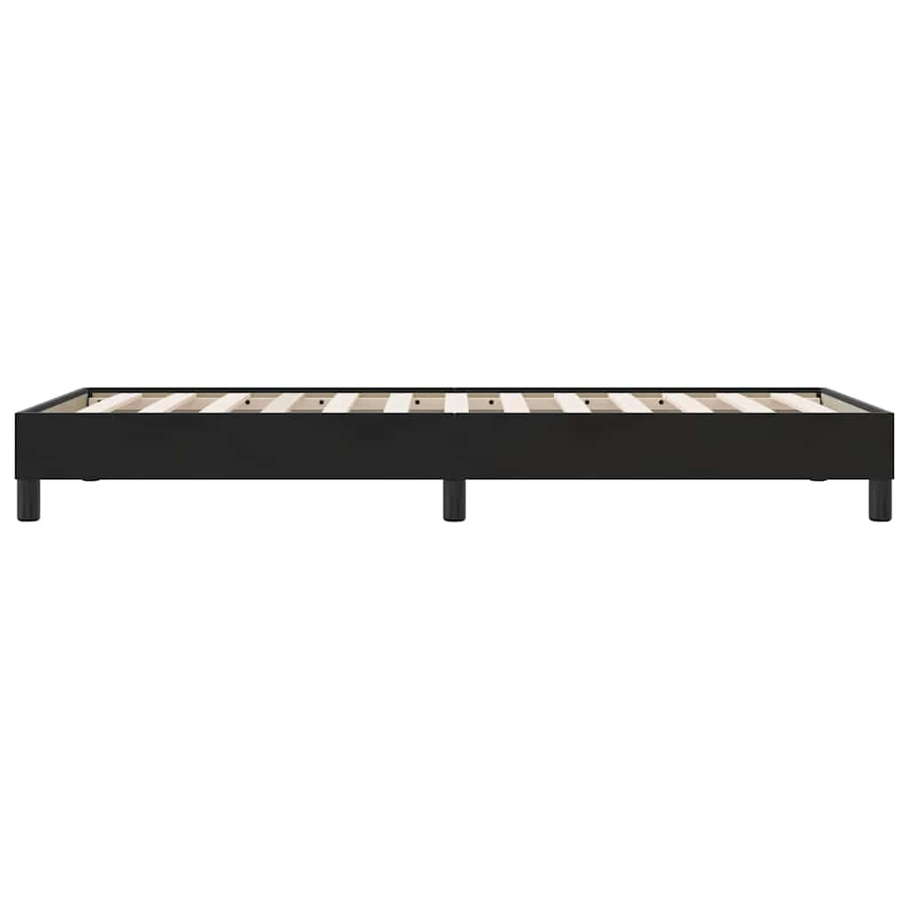 Bed frame without mattress Black 90x210 cm Velvet