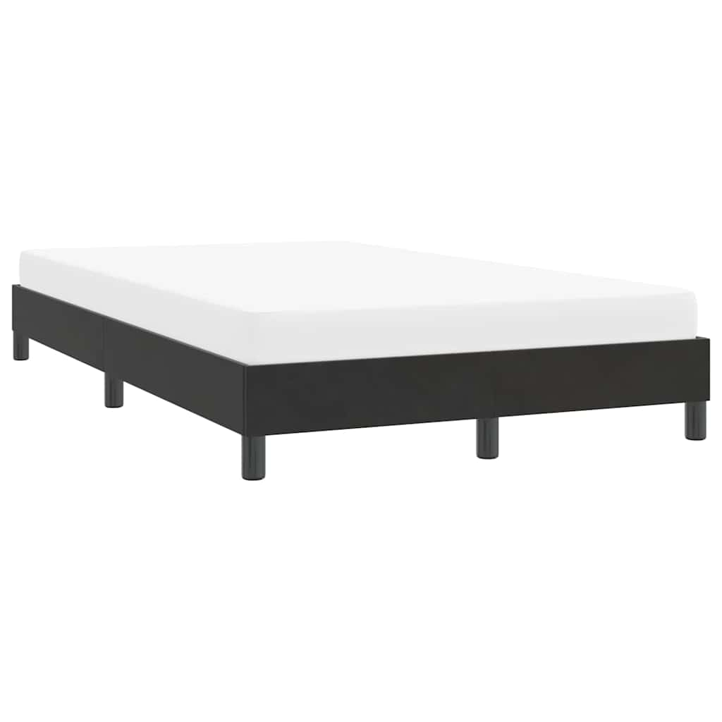 Bed frame without mattress Black 120x210 cm Velvet