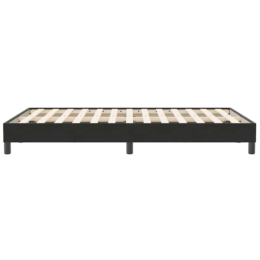 Bed frame without mattress Black 120x210 cm Velvet