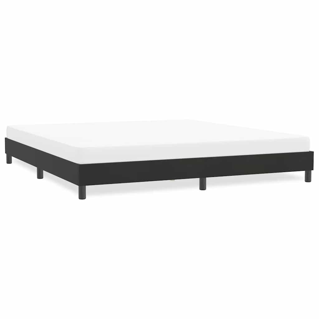 Bed frame without mattress Black 180x210 cm Velvet