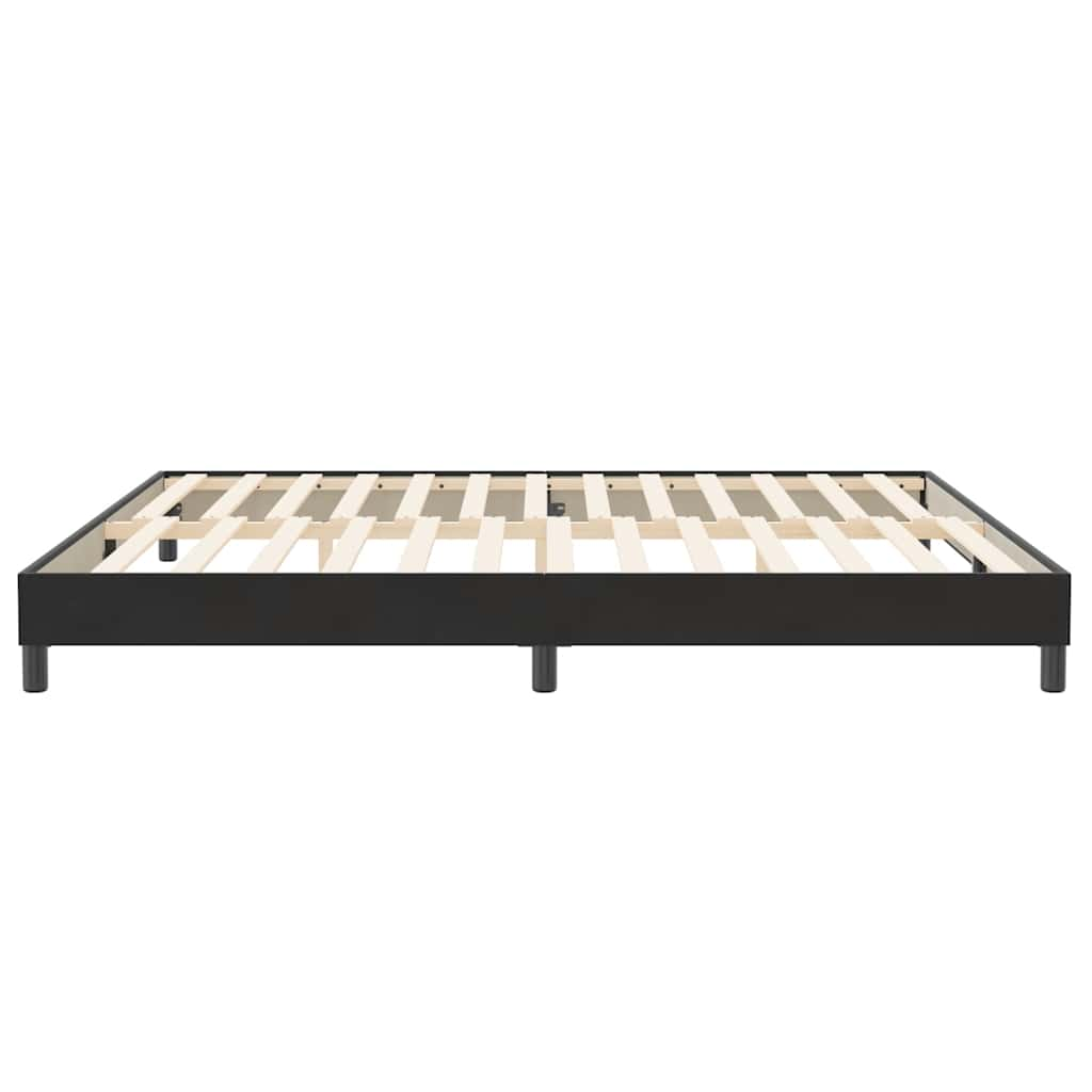 Bed frame without mattress Black 200x210 cm Velvet