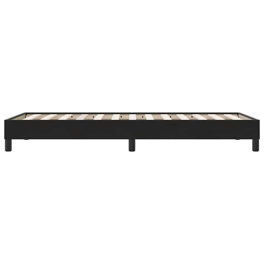 Bed frame without mattress Black 80x220 cm Velvet