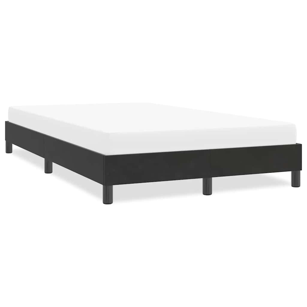 Bed frame without mattress Black 120x220 cm Velvet