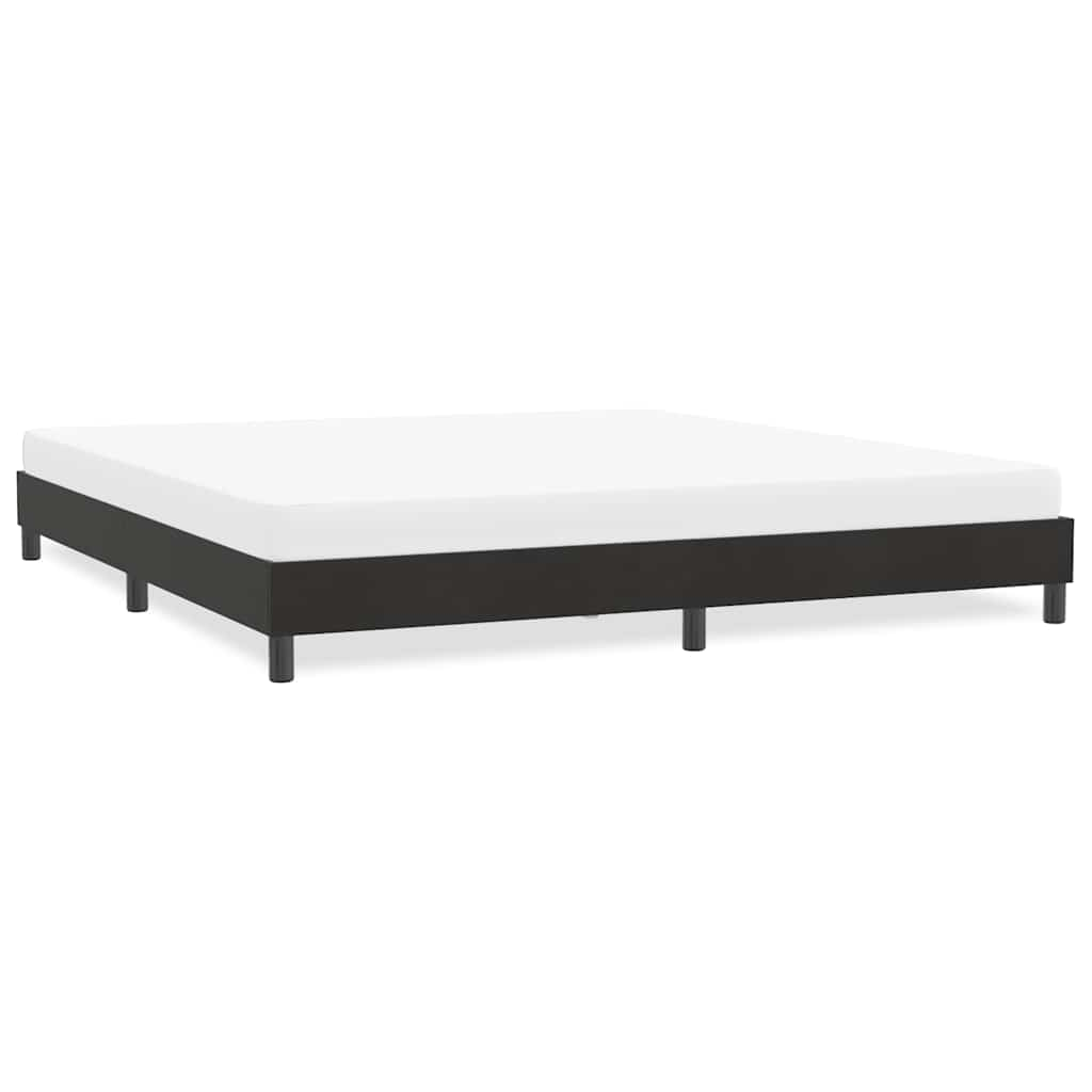 Bed frame without mattress Black 180x220 cm Velvet