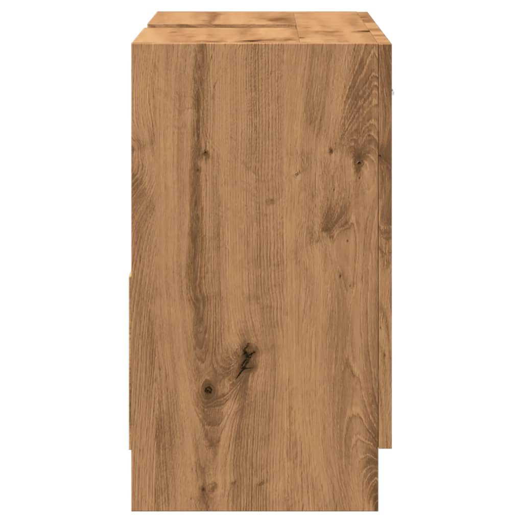 Washbasin cabinet Artisan oak 63x30x54 cm wood material