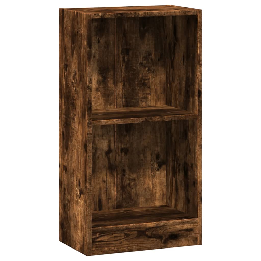 Bookshelf Smoked Oak 40x24x76 cm Wood Material