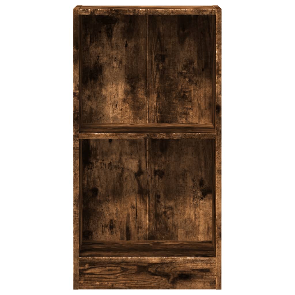 Bookshelf Smoked Oak 40x24x76 cm Wood Material