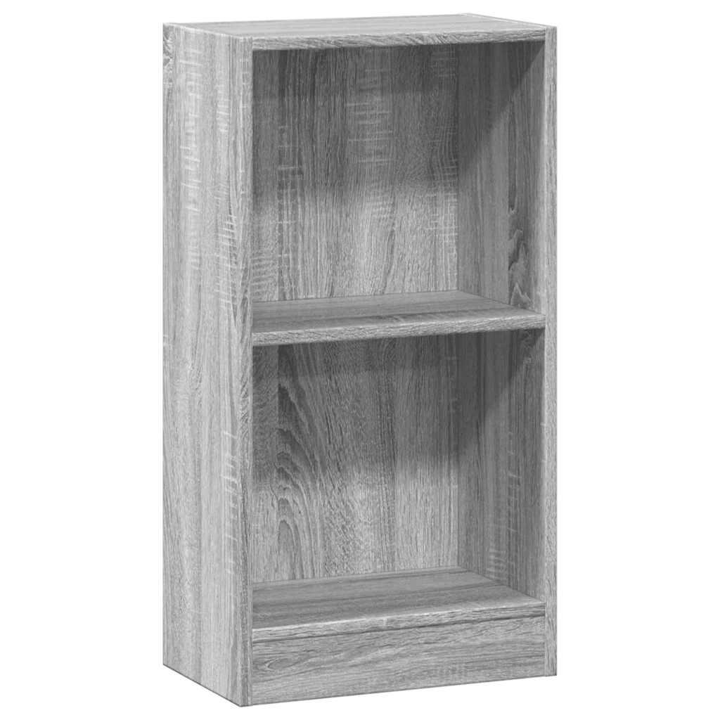 Bookshelf Gray Sonoma 40x24x76 cm Wood Material