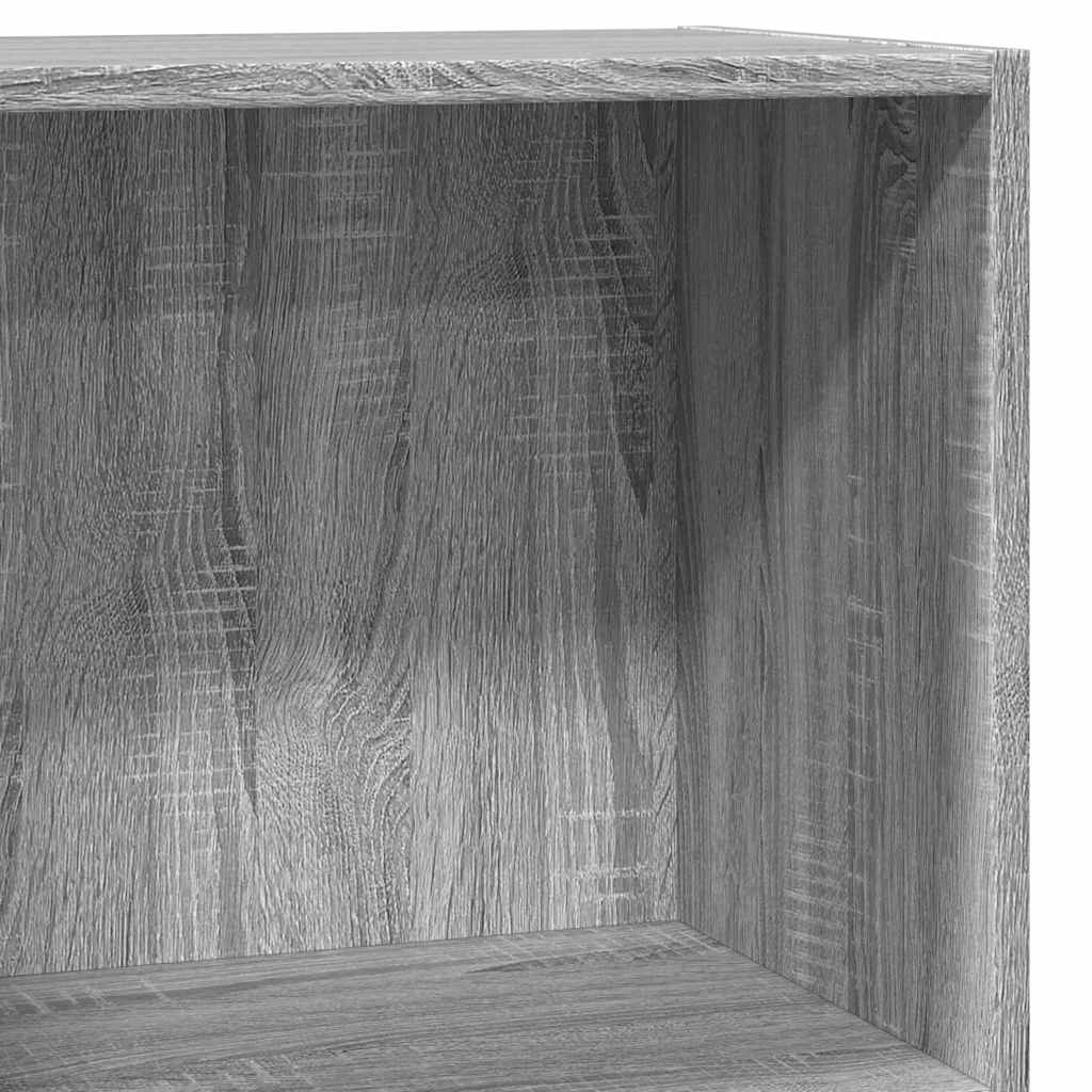 Bookshelf Gray Sonoma 40x24x76 cm Wood Material