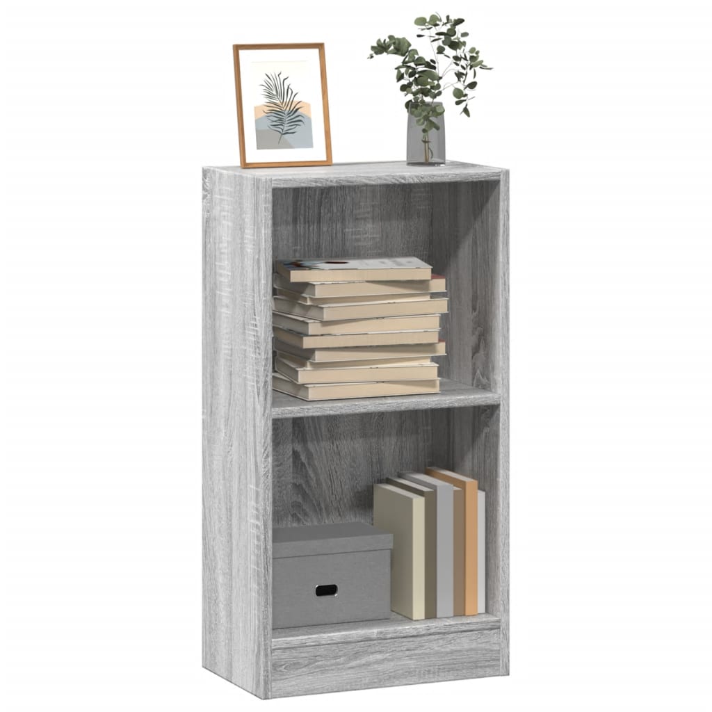 Bücherregal Grau Sonoma 40x24x76 cm Holzwerkstoff