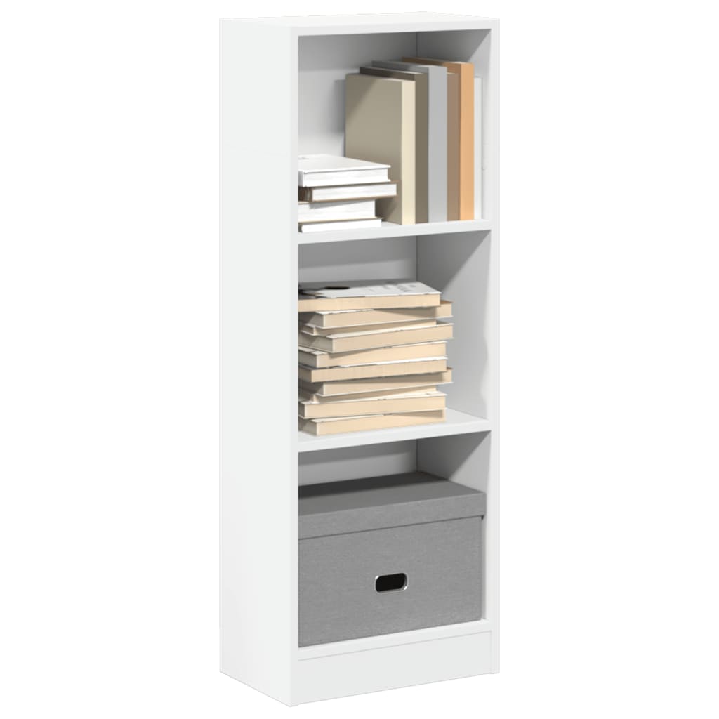 Bookshelf White 40x24x109 cm Wood Material