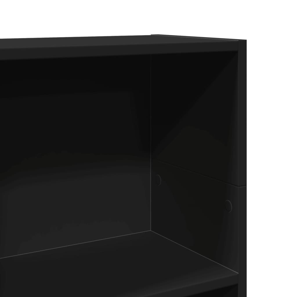 Bookshelf Black 40x24x109 cm Wood Material