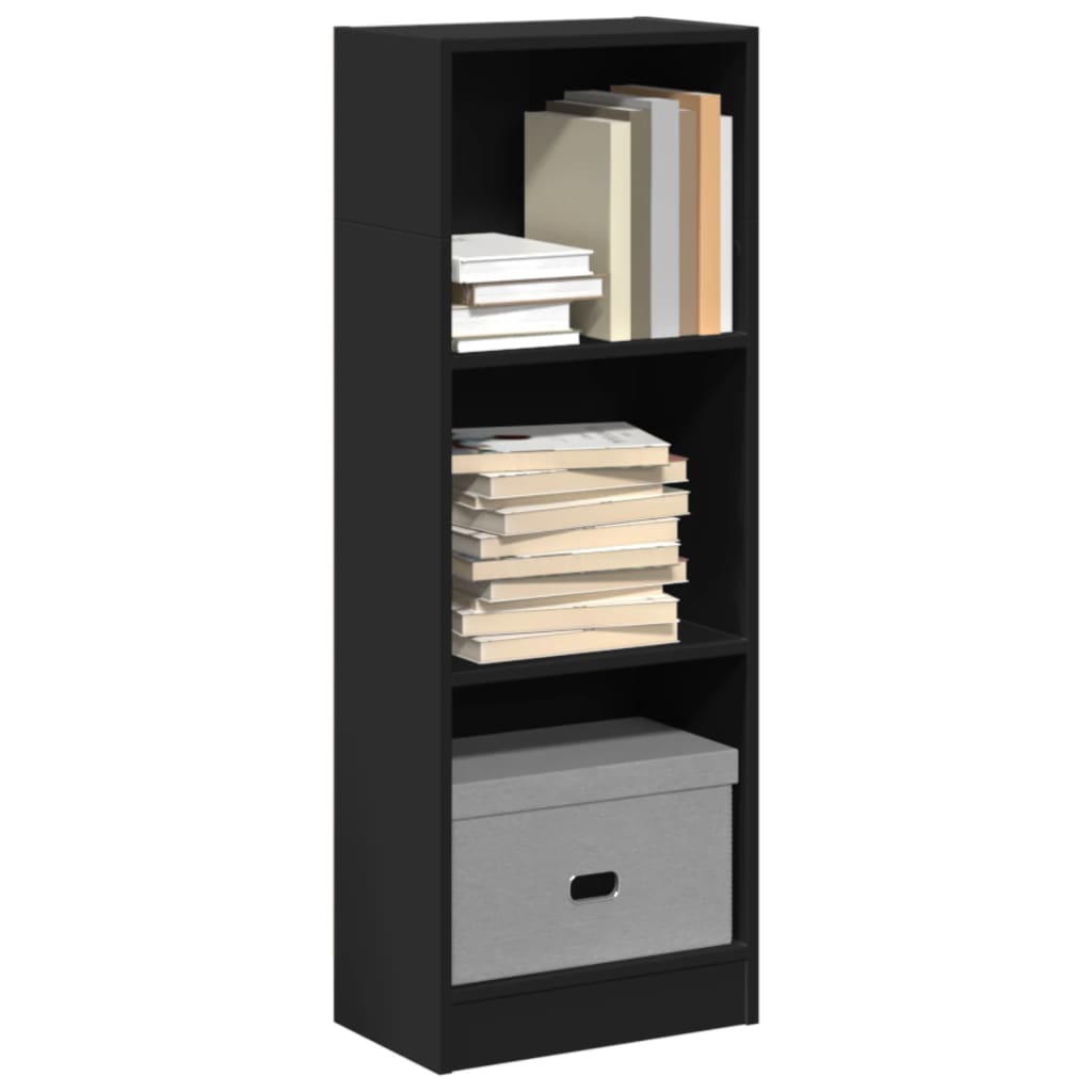 Bookshelf Black 40x24x109 cm Wood Material