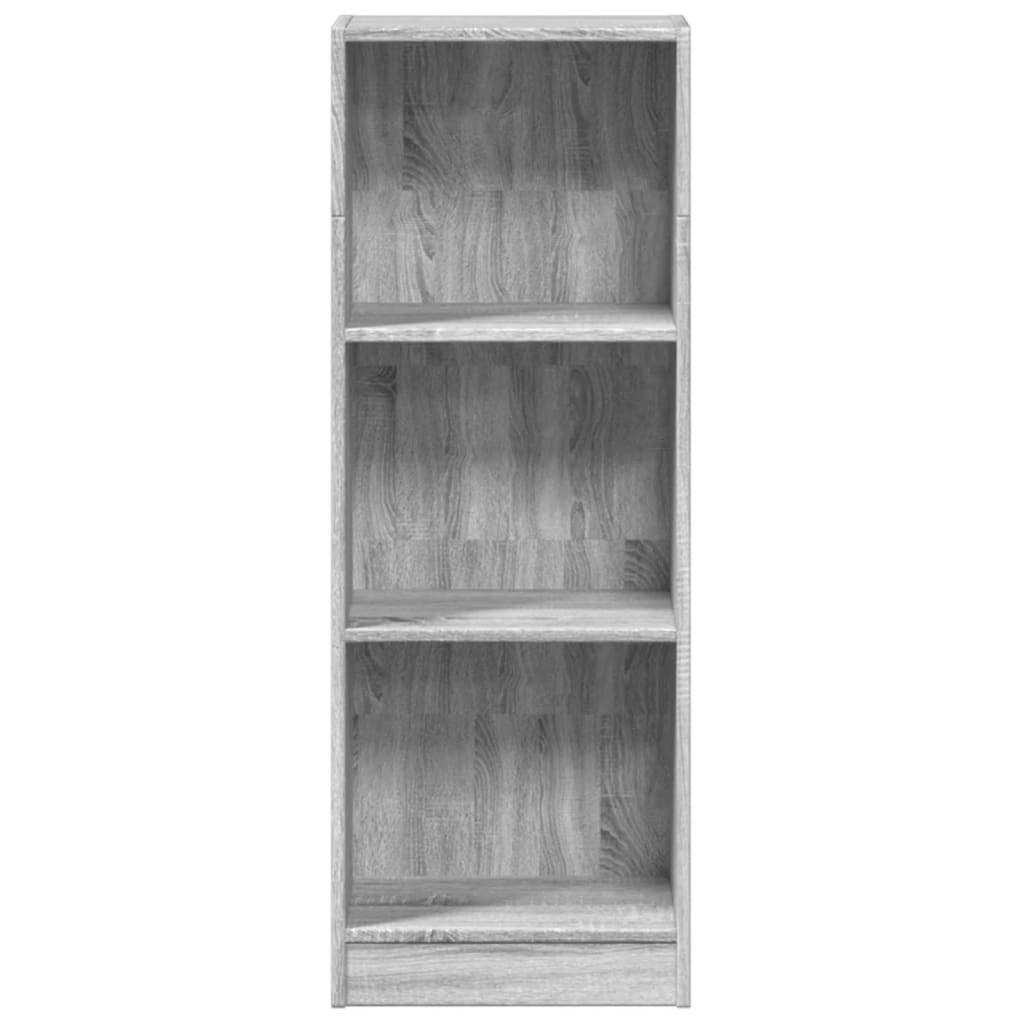 Bookshelf Gray Sonoma 40x24x109 cm Wood Material